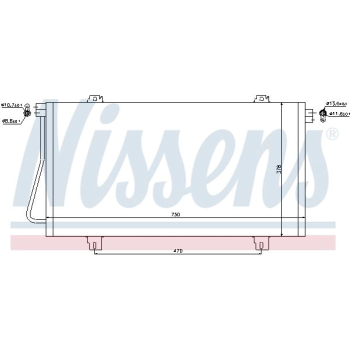 Nissens Klimakondensator PKW 94989