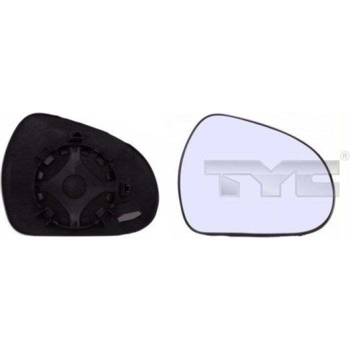 TYC Spiegelglas für Außenspiegel links konvex 326-0086-1 OE Nummer 8151JE - l TYC Spiegelglas für Außenspiegel links konvex 326-0086-1 OE Nummer 8151JE - l