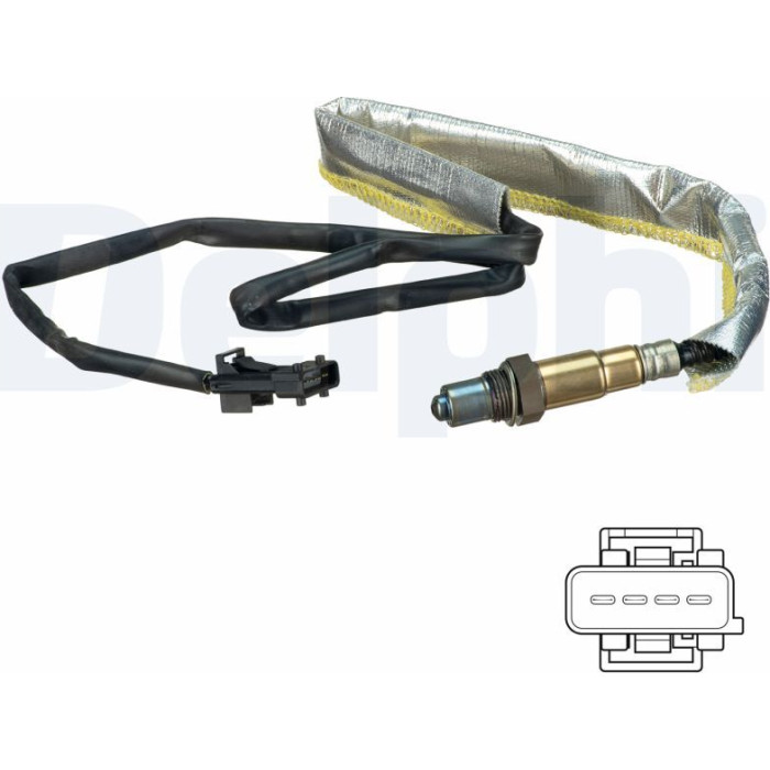 Delphi Lambdasonde ES20635-12B1 Delphi Lambdasonde ES20635-12B1