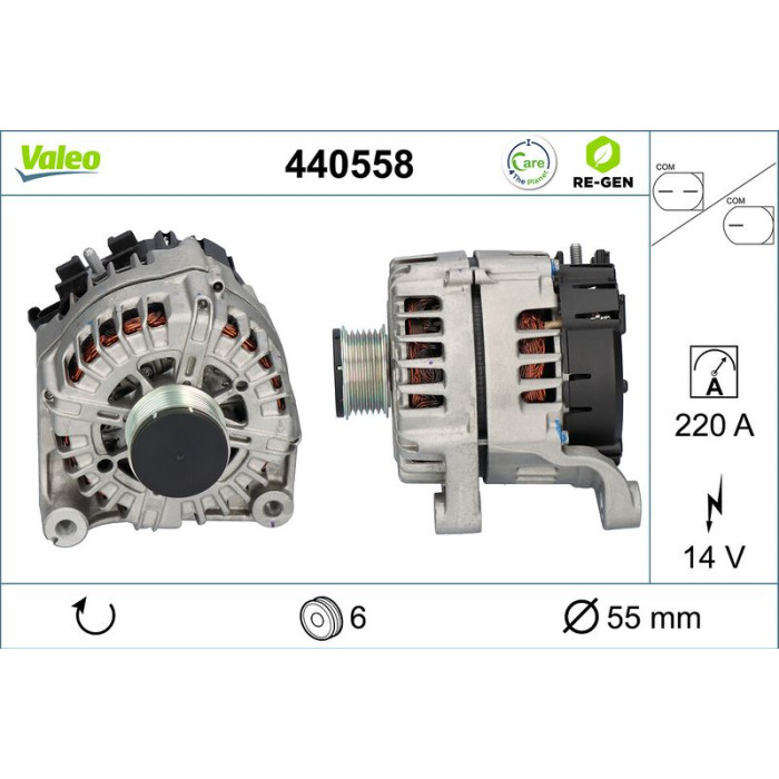 Valeo Lichtmaschine 440558 Valeo Lichtmaschine 440558