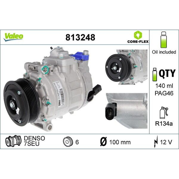 Valeo Klimakompressor 813248 Valeo Klimakompressor 813248
