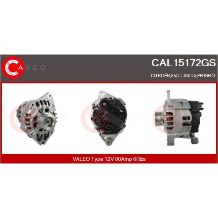 CASCO Generator CAL15172GS CASCO Generator CAL15172GS