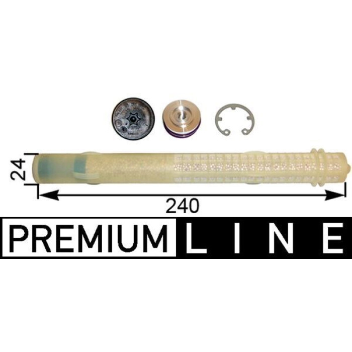 AD 288 000P MAHLE Klimatrockner AD 288 000P – u. a. für BMW 5er (F10), 5er Touring (F11), 7er (F01, F02, F03, F04) – OE Nummer 64509237857 - l