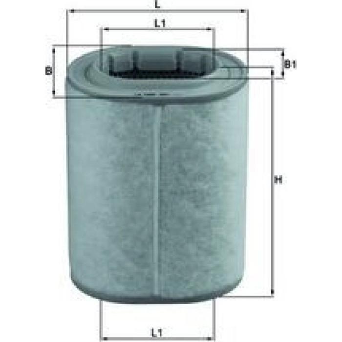 MAHLE Luftfilter LX 1460