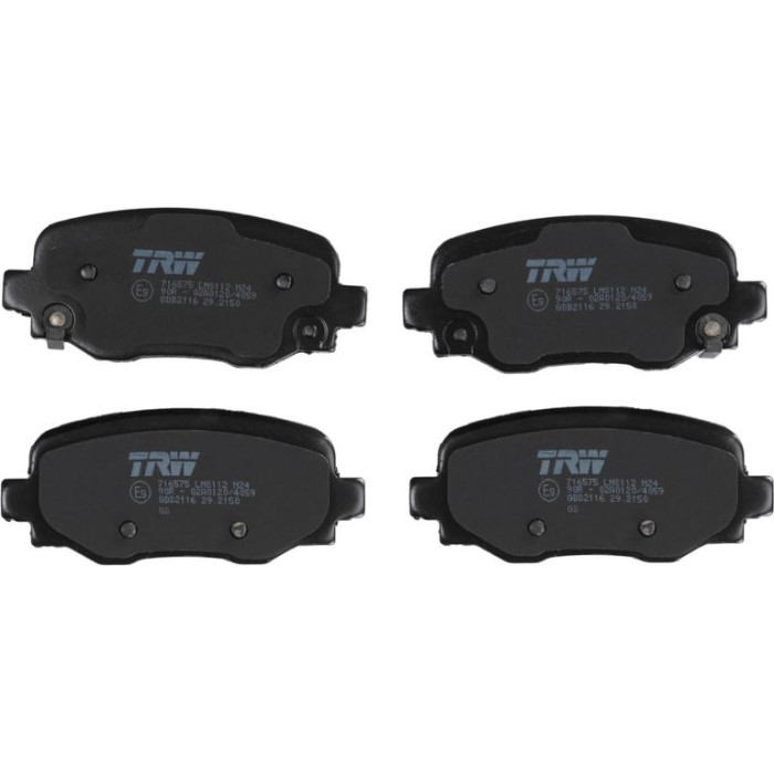 TRW Bremsbeläge Hinterachse GDB2116