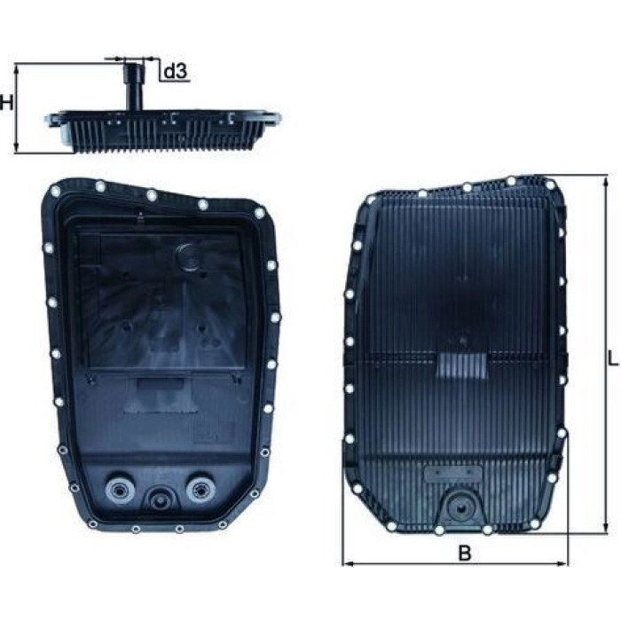 MAHLE Ölwanne, Automatikgetriebe HX 152 MAHLE Ölwanne, Automatikgetriebe HX 152