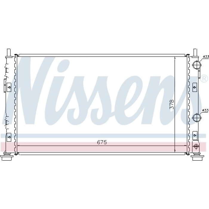 Nissens Wasserkühler PKW 61003 Nissens Wasserkühler PKW 61003