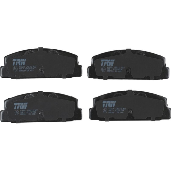 TRW Bremsbeläge Hinterachse GDB3311 TRW Bremsbeläge Hinterachse GDB3311