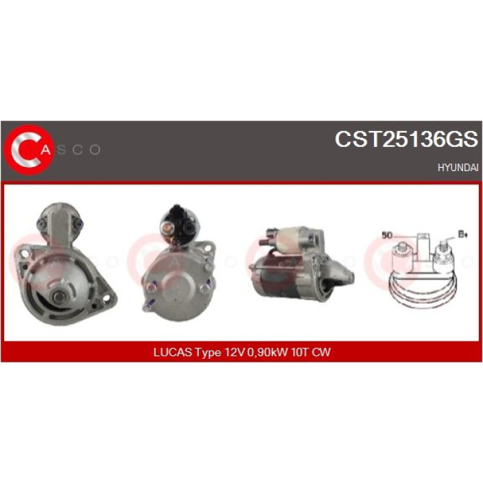 CASCO Anlasser CST25136GS CASCO Anlasser CST25136GS