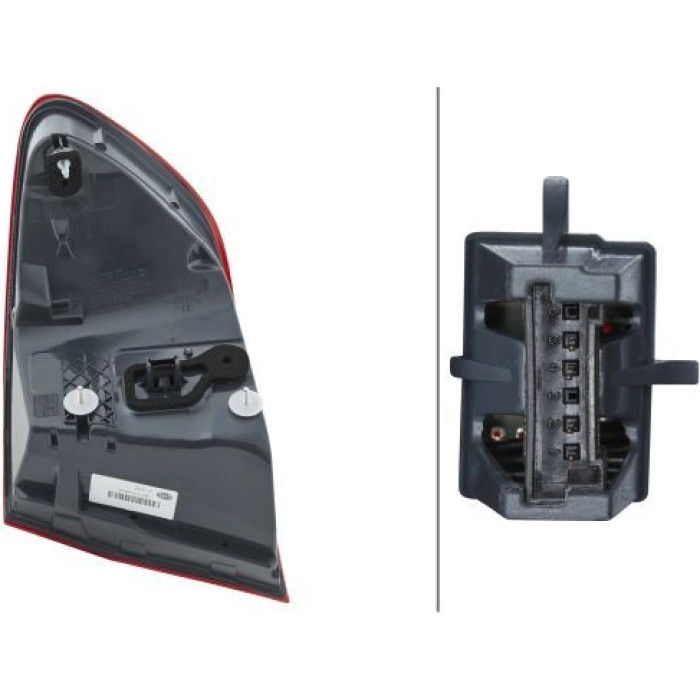 2SD 010 234-091 HECKLEUCHTE L 12 V HELLA 2SD 010 234-091 HECKLEUCHTE L 12 V HELLA