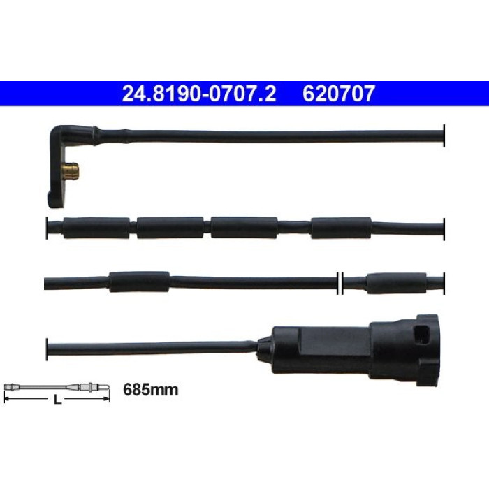 ATE Bremsbelagverschleißsensor 24.8190-0707.2 ATE Bremsbelagverschleißsensor 24.8190-0707.2