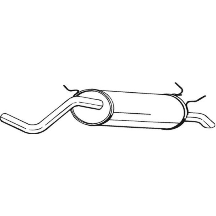 Bosal Schalldämpfer 279-221 Bosal Schalldämpfer 279-221