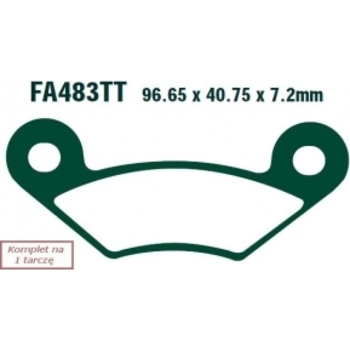 EBC Bremsklötze FA483R EBC Bremsklötze FA483R