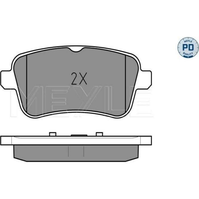MEYLE Bremsbelagsatz Mercedes-Benz W166 11- Amg 025 252 1516/PD MEYLE Bremsbelagsatz Mercedes-Benz W166 11- Amg 025 252 1516/PD