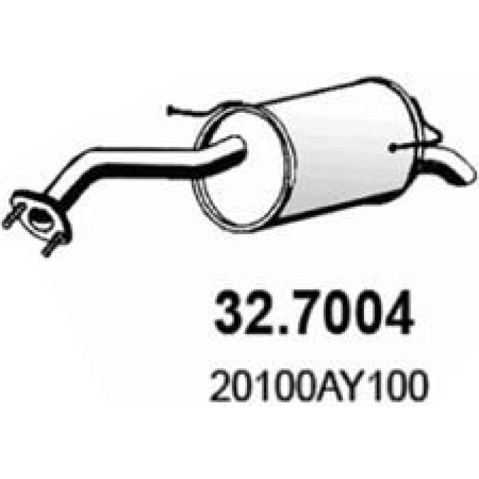ASSO Endschalldämpfer 32.7004 ASSO Endschalldämpfer 32.7004