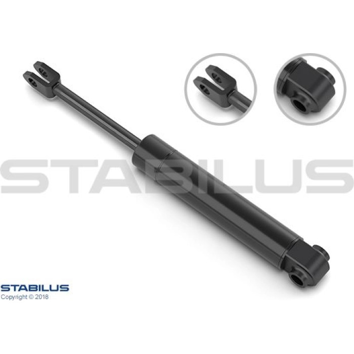 Stabilus Gasdruckfeder (Gasfeder), Heckklappendämpfer, 1780 N, 274 mm - 8066BB Stabilus Gasdruckfeder (Gasfeder), Heckklappendämpfer, 1780 N, 274 mm - 8066BB