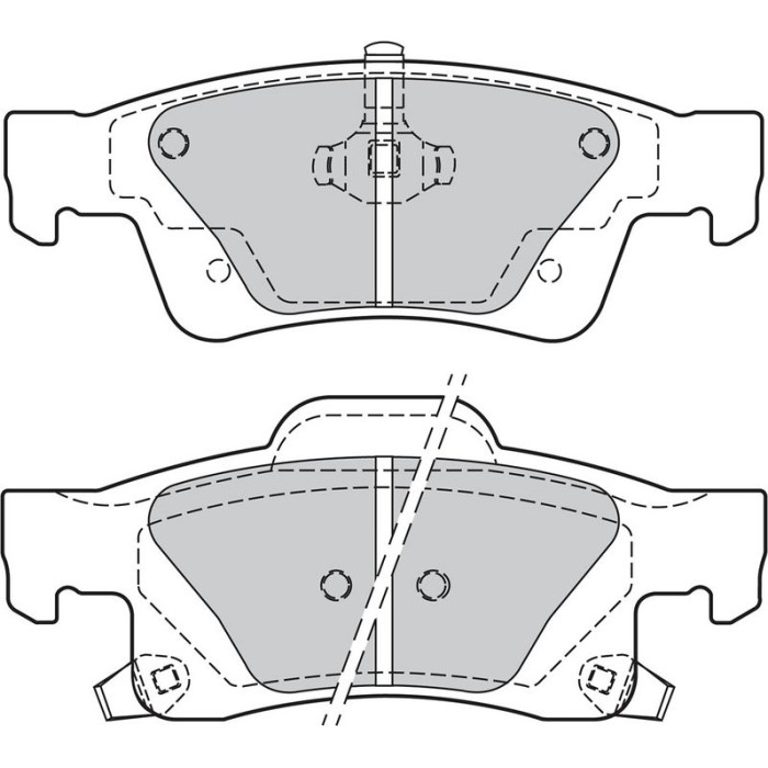 Valeo Bremsbelagsatz 601347 Valeo Bremsbelagsatz 601347