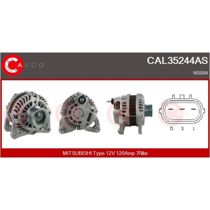 CASCO Generator CAL35244AS CASCO Generator CAL35244AS