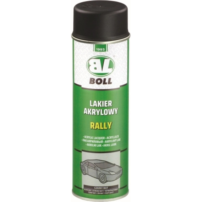 BOLL 001011 Acryllack schwarz matt Rally Spray 500 ml BOLL 001011 Acryllack schwarz matt Rally Spray 500 ml