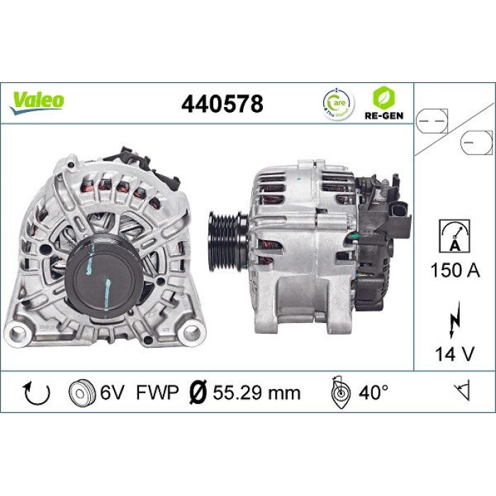 Valeo Lichtmaschine 440578 Valeo Lichtmaschine 440578
