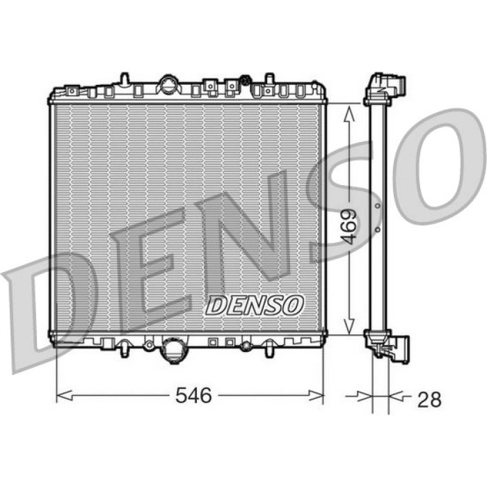 Denso Motorkühler DRM07061