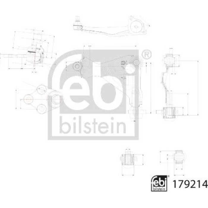 febi Querlenker Vorderachse rechts (OE) 179214 febi Querlenker Vorderachse rechts (OE) 179214