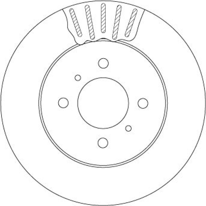 TRW Bremsscheibe Mitsubishi P. Colt 1.8 92-96 DF4498 TRW Bremsscheibe Mitsubishi P. Colt 1.8 92-96 DF4498