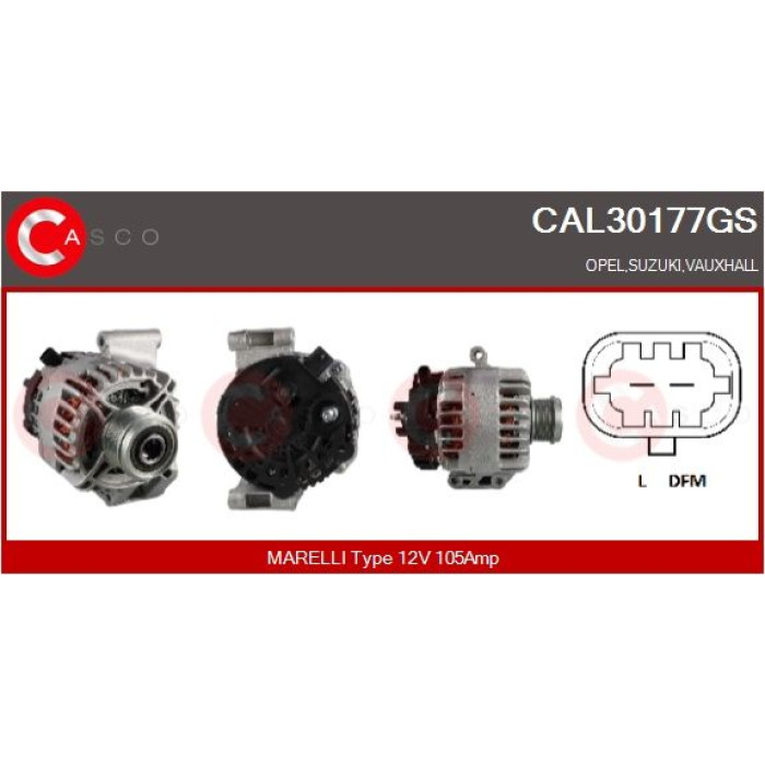 CASCO Generator CAL30177GS CASCO Generator CAL30177GS