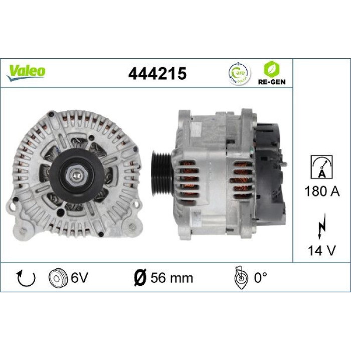 Valeo Lichtmaschine 444215 Valeo Lichtmaschine 444215