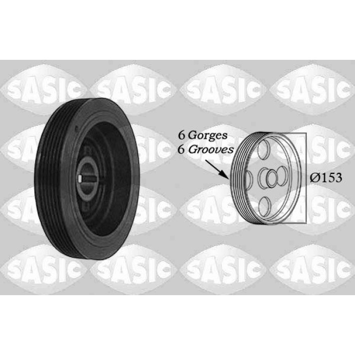 SASIC Riemenscheibe, Kurbelwelle 5150J90 SASIC Riemenscheibe, Kurbelwelle 5150J90