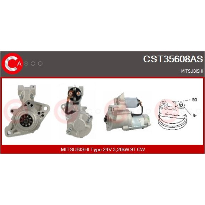 CASCO Anlasser CST35608AS