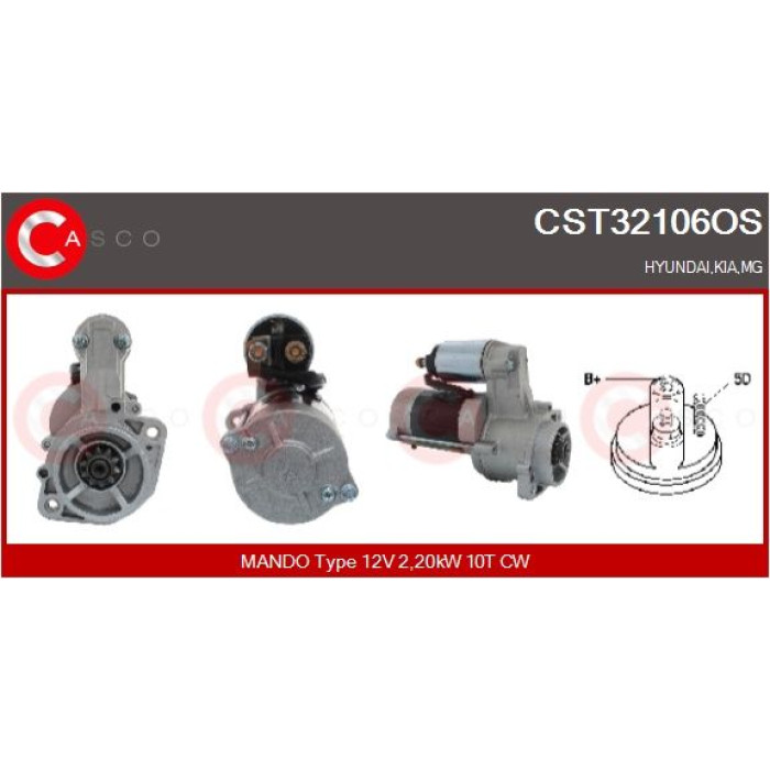 CASCO Anlasser CST32106OS CASCO Anlasser CST32106OS