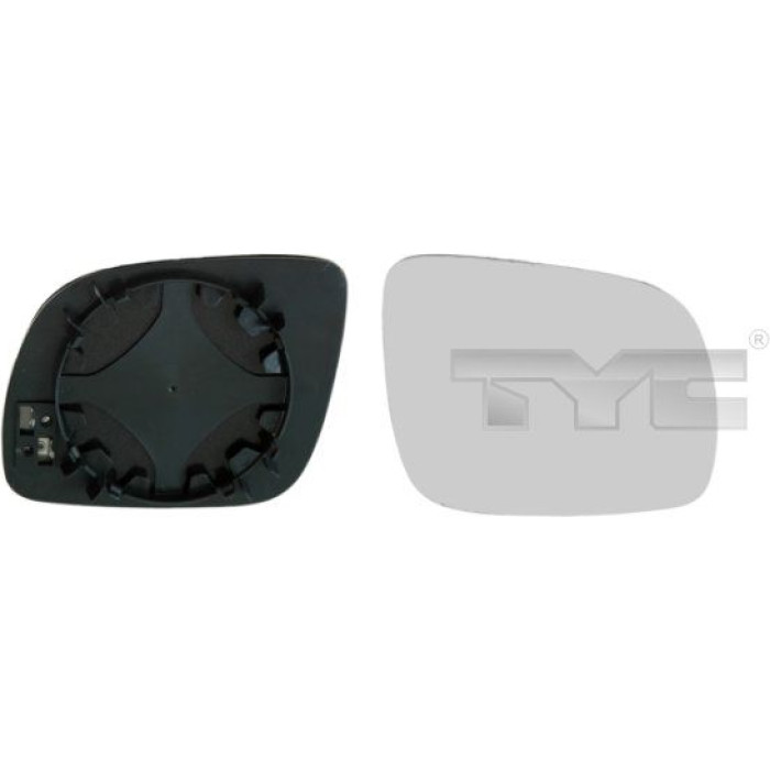 TYC Spiegelglas für Außenspiegel rechts konvex, beheizbar 337-0037-1 OE Nummer 3B1857522C - l TYC Spiegelglas für Außenspiegel rechts konvex, beheizbar 337-0037-1 OE Nummer 3B1857522C - l