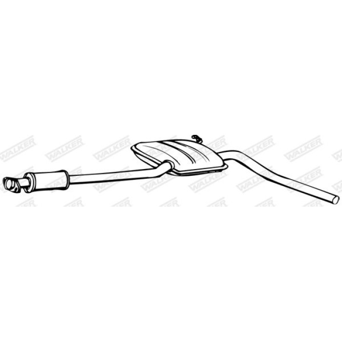 Walker Mittelschalldämpfer 12703 Walker Mittelschalldämpfer 12703