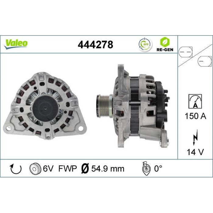Valeo Lichtmaschine 444278 Valeo Lichtmaschine 444278