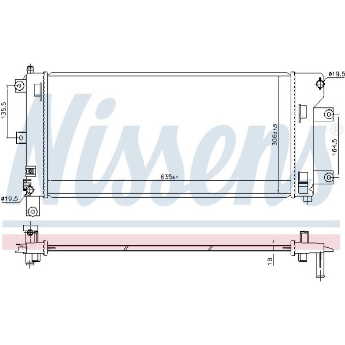 Nissens Wasserkühler PKW 68765