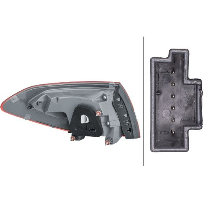 2SD 354 875-021 HECKLEUCHTE HELLA 2SD 354 875-021 HECKLEUCHTE HELLA