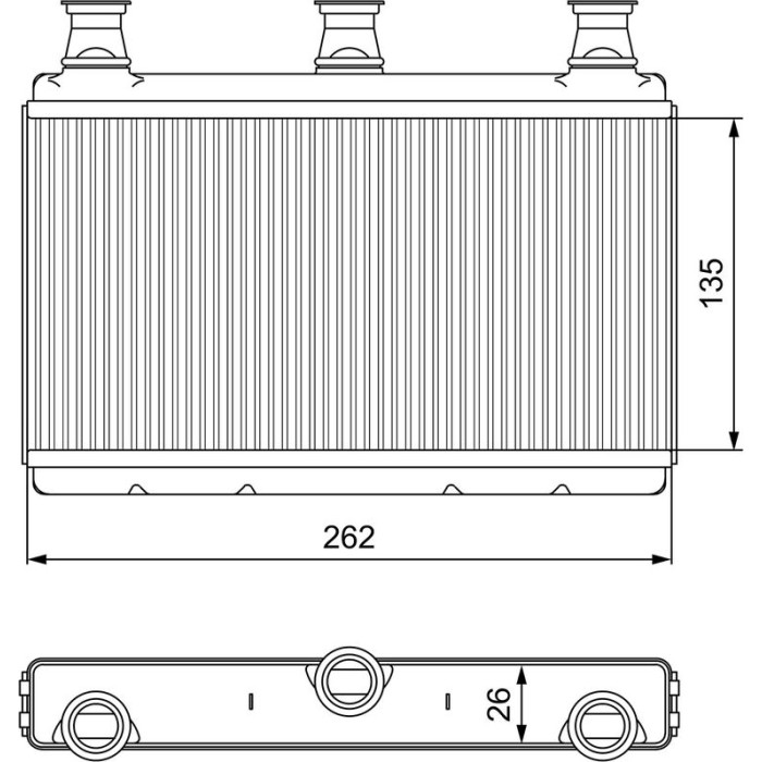 Valeo Wärmetauscher 811537 Valeo Wärmetauscher 811537