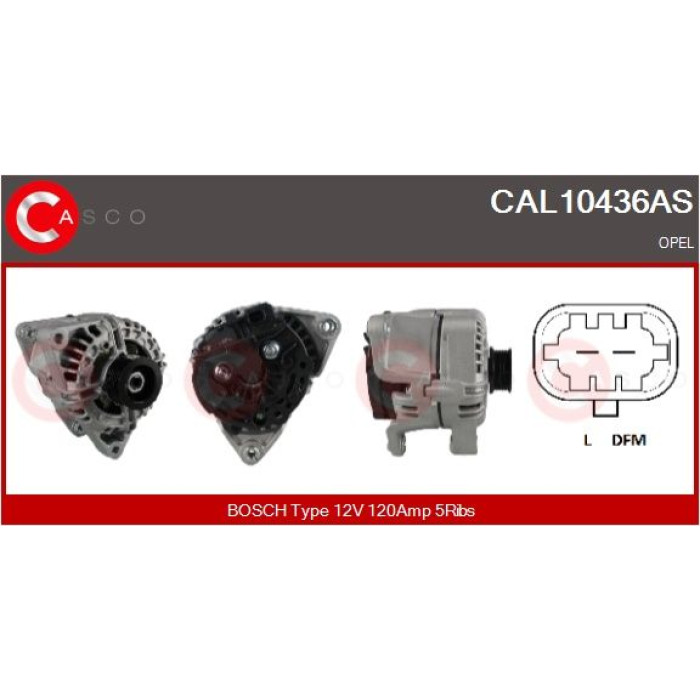 CASCO Generator CAL10436AS