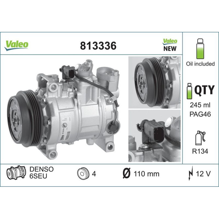 Valeo Kompressor 813336