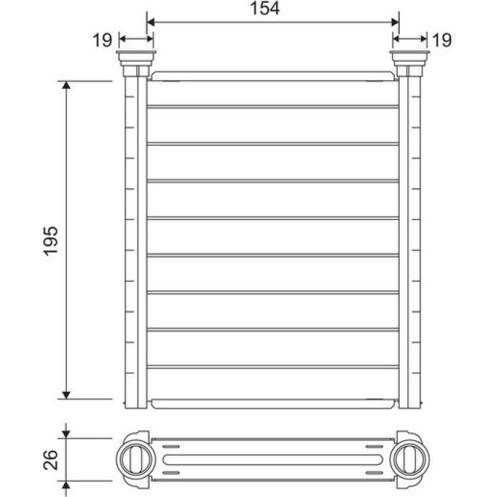 Valeo Wärmetauscher 811641 Valeo Wärmetauscher 811641