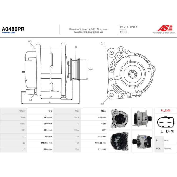 AS-PL Generator A0480PR AS-PL Generator A0480PR