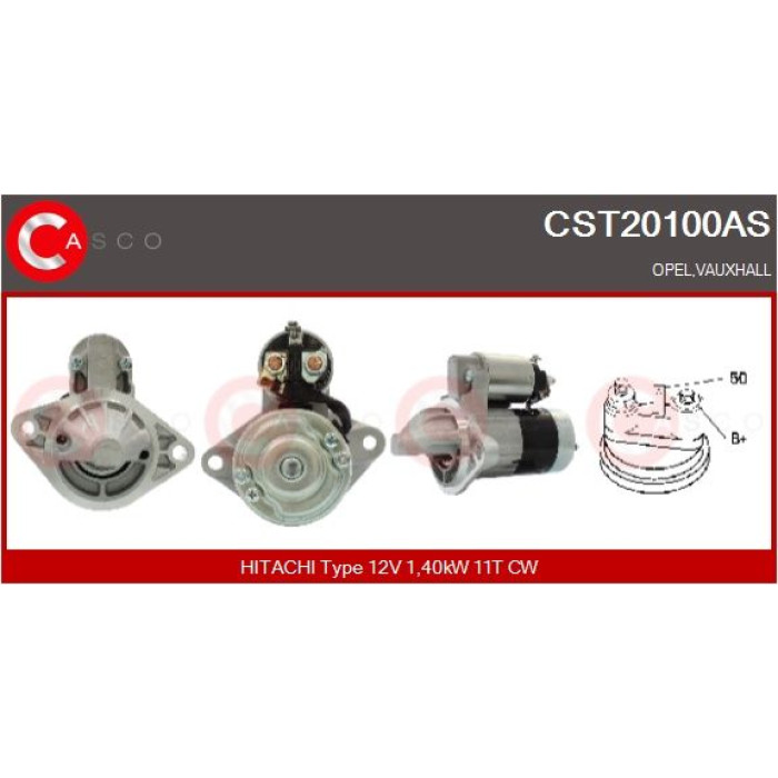 CASCO Anlasser CST20100AS CASCO Anlasser CST20100AS