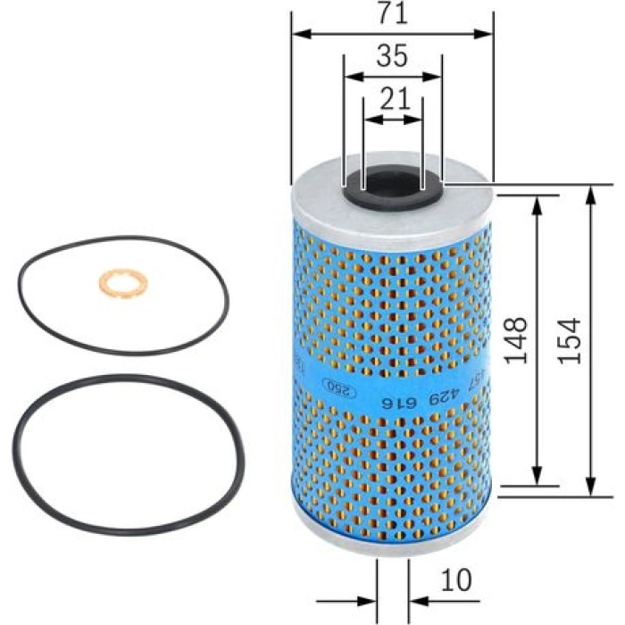 Bosch Ölfilter 1457429616