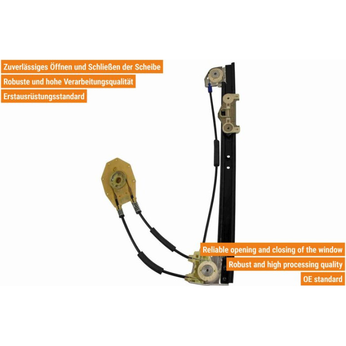 VAICO V20-9735 Fensterheber hinten rechts, elektrisch, ohne Motor