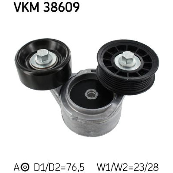 SKF Keilrippenriemen-Spannrolle VKM 38609 SKF Keilrippenriemen-Spannrolle VKM 38609