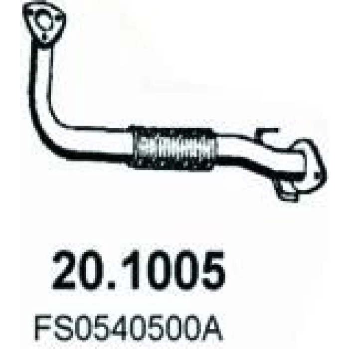 ASSO Abgasrohr 20.1005