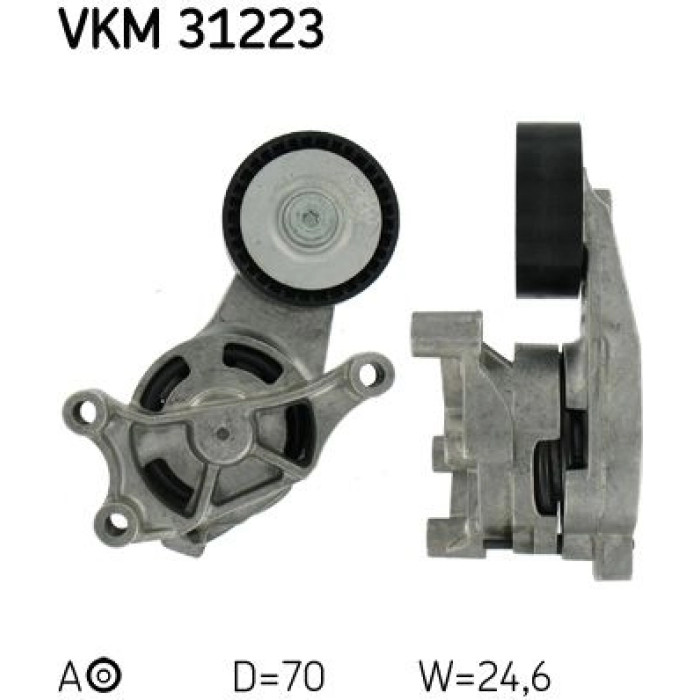 SKF Keilrippenriemen-Spannrolle VKM 31223 SKF Keilrippenriemen-Spannrolle VKM 31223