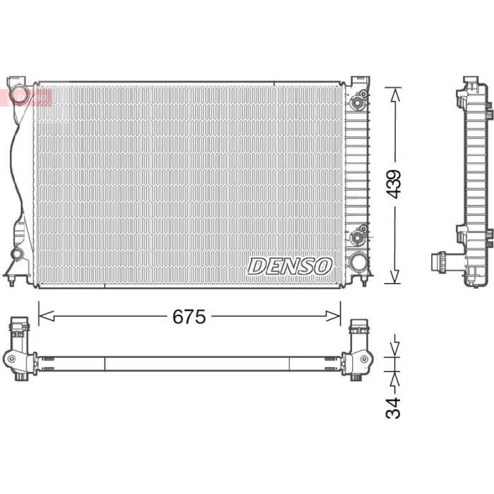 Denso Motorkühler DRM02028
