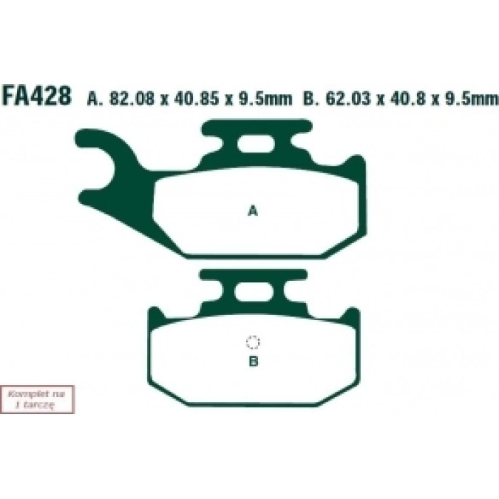 EBC Bremsklötze FA428TT EBC Bremsklötze FA428TT